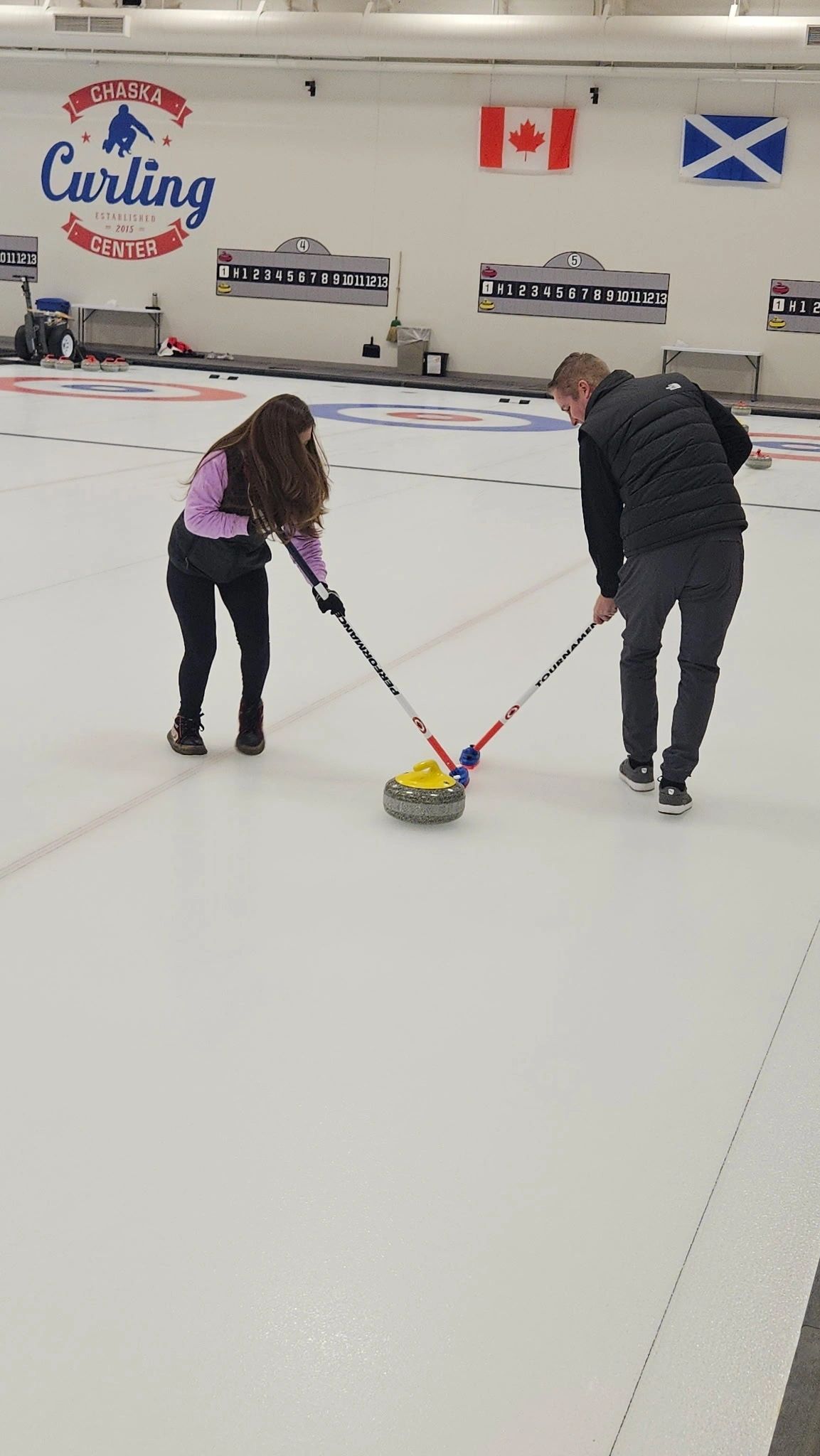 Team curling event